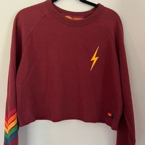 Aviator Nation cropped sweatshirt